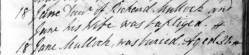 Taken on August 8th, 1808 in Shocklach and sourced from Burial Records - Shocklach.