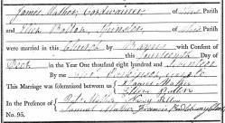 Taken on December 14th, 1817 and sourced from Certificate - Marriage.