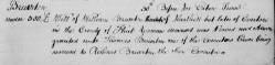 Taken on June 30th, 1818 and sourced from National Probate Records.