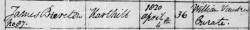 Taken on April 4th, 1820 in Harthill and sourced from Burial Records - Harthill.