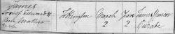 Taken on February 21st, 1819 and sourced from Burial Records - Turton Chapel.