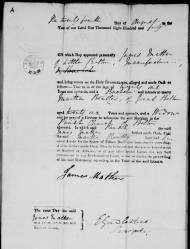 Taken on September 22nd, 1839 and sourced from Certificate - Banns / License.