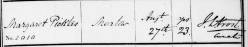 Taken on August 27th, 1840 and sourced from West Yorkshire Deaths & Burials (1813-1985).