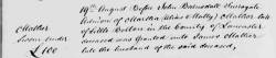 Taken on August 19th, 1843 in Little Bolton and sourced from Wills - Cheshire.