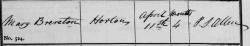 Taken on April 11th, 1843 in Tilston and sourced from Burial Rocords - Tilston.