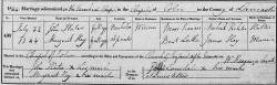 Taken on July 22nd, 1844 and sourced from Lancashire CoE Marriages & Banns (1754-1936).