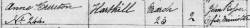 Taken on March 23rd, 1845 in Harthill and sourced from Burial Records - Harthill.