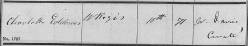 Taken on December 10th, 1849 in Brymbo and sourced from Burial Records - Brymbo.