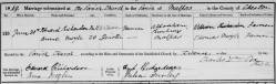 Taken on June 30th, 1869 in Malpas and sourced from Certificate - Marriage.