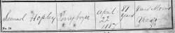 Taken on April 22nd, 1887 in Penycae and sourced from Burial Records - Penycae.