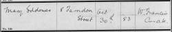 Taken on October 30th, 1912 in Brymbo and sourced from Burial Records - Brymbo.
