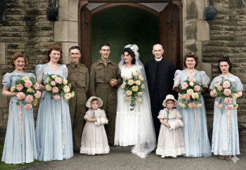 Taken on January 14th, 1944 in Claughton and sourced from Family Photos.