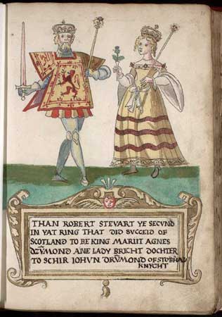 Taken in 1562 and sourced from http://en.wikipedia.org/wiki/Robert_III_of_Scotland.