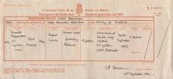  sourced from Birth Certificate - John Thomas LONG.