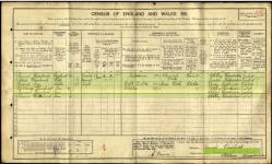Taken in 23 Parsonage Street, Tat Bank, Oldbury, Worcestershire and sourced from RG 14 Piece: 17273 Schedule Number: 265.