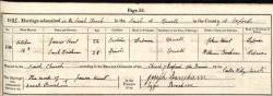 Taken on October 18th, 1885 in Parish Church, Epwell, Oxfordshire and sourced from Ancestry.co.uk.