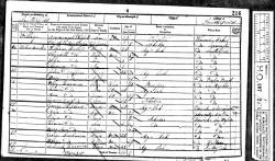 Taken in Hollow Meadow, Snitterfield, Nr.Stratford-Upon-Avon, Warwickshire and sourced from HO 107 Piece: 2074 Folio: 216 Page: 4.
