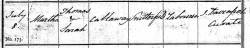 Taken on July 8th, 1821 in Snitterfield Parish Church, Snitterfield, Nr.Stratford-On-Avon, Warwickshire and sourced from Ancestry.co.uk.