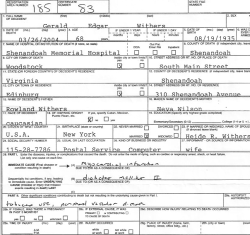 Taken on April 5th, 2004 in Woodstock, Virginia.