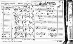 Taken at 12 Bell Lane and sourced from 1871 Census.
