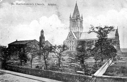 Taken at Armley Church, Armley, Leeds, Yorkshire and sourced from www.leodis.net.