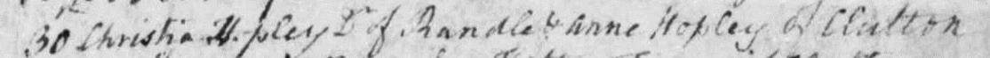 Taken on June 30th, 1806 in Farndon and sourced from Certificate - Baptism.