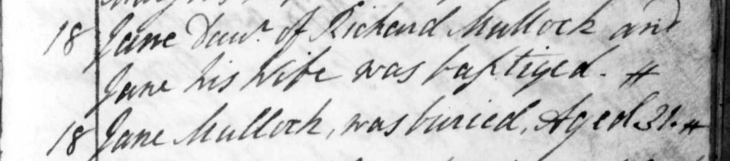 Taken on August 8th, 1808 in Shocklach and sourced from Burial Records - Shocklach.