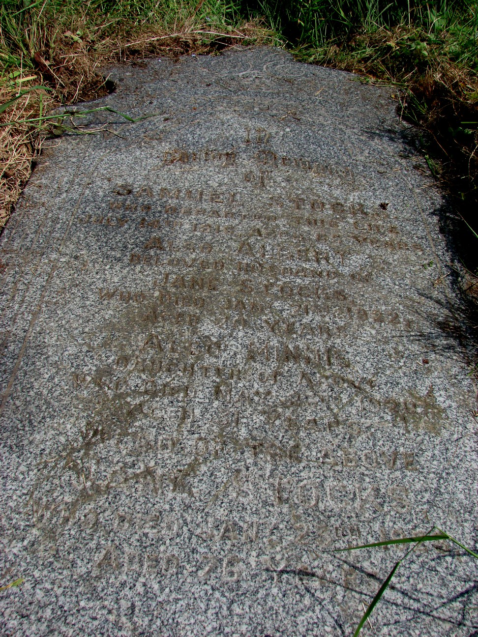 Taken on April 9th, 2007 at the Bebington Cemetery and sourced from Headstone - Samuel & Albert Stocks.