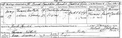 Taken on May 17th, 1858 and sourced from Certificate - Marriage.